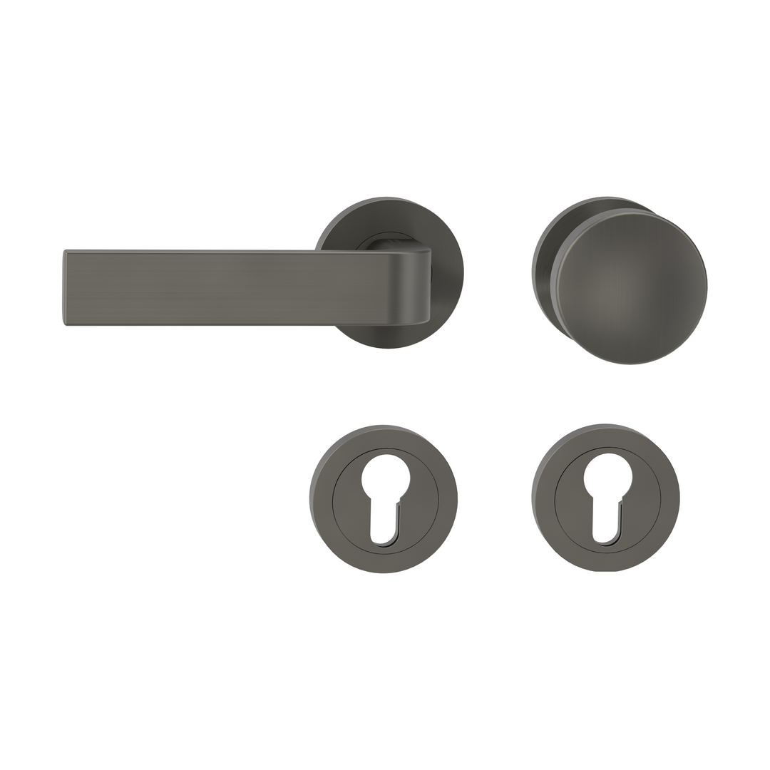 Rosettengarnitur GRAPH by sieger design, Schraubtechnik