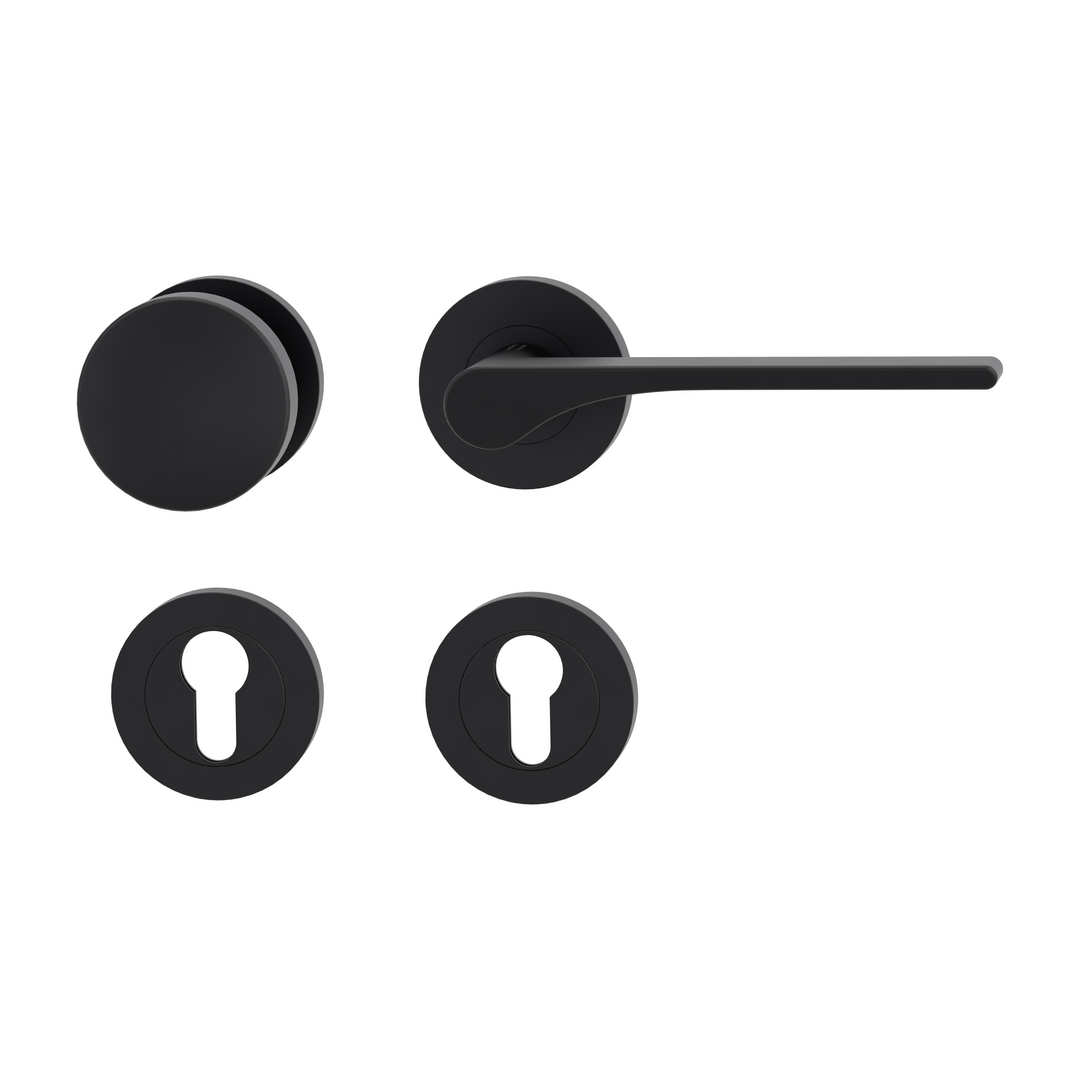 Rosettengarnitur LEAF LIGHT by sieger design, Schraubtechnik