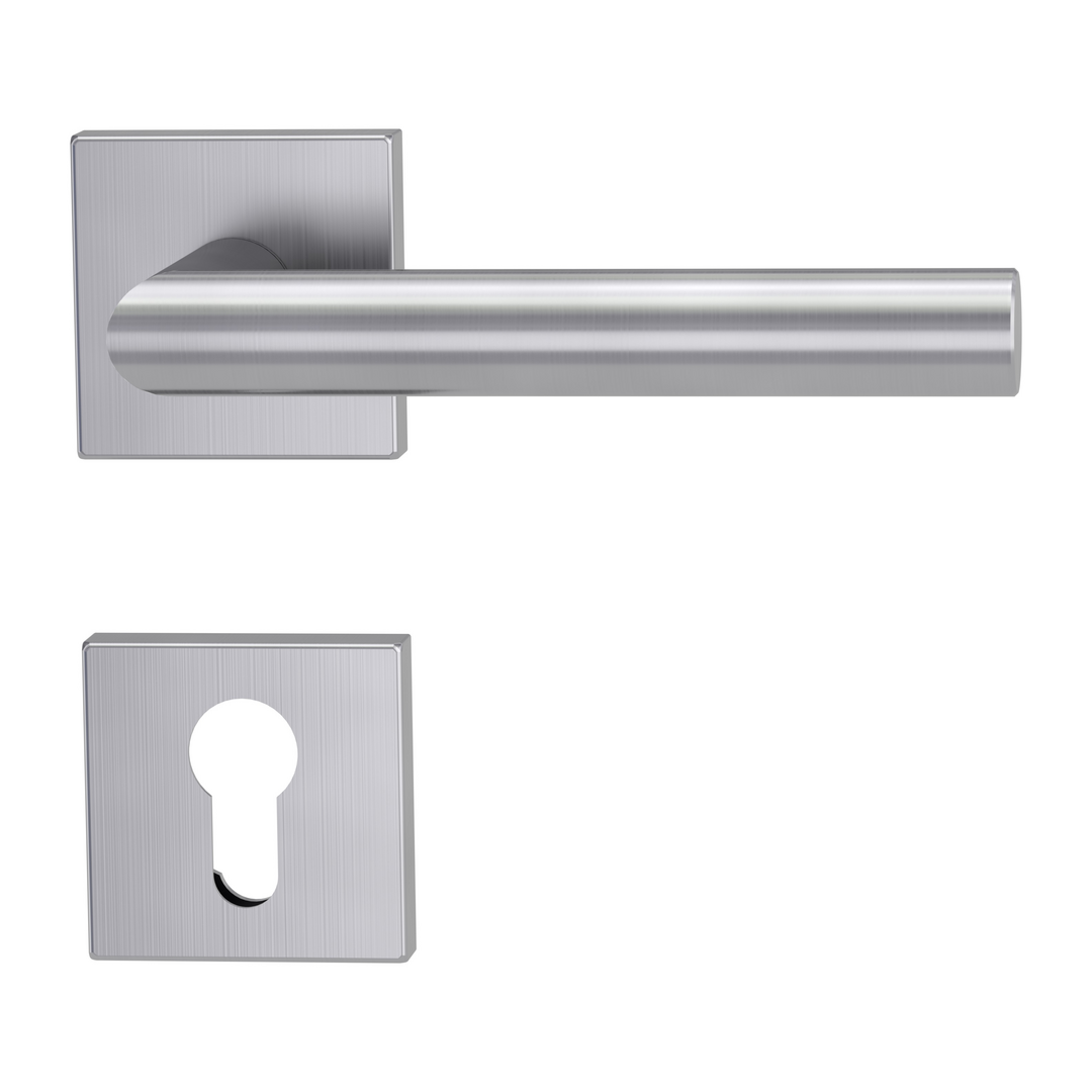 Rosettengarnitur LUCIA SQUARE, Cliptechnik