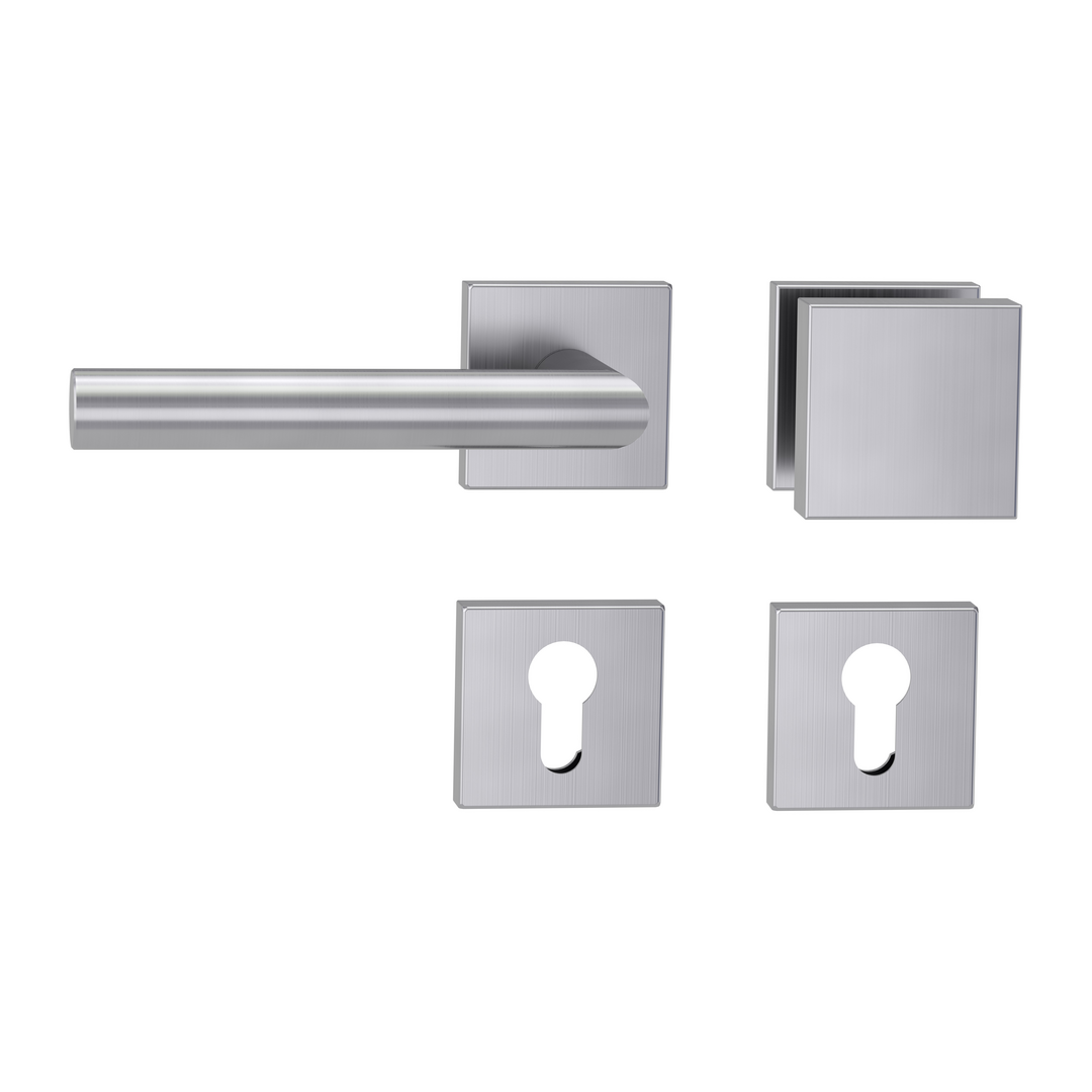 Rosettengarnitur LUCIA SQUARE, Cliptechnik