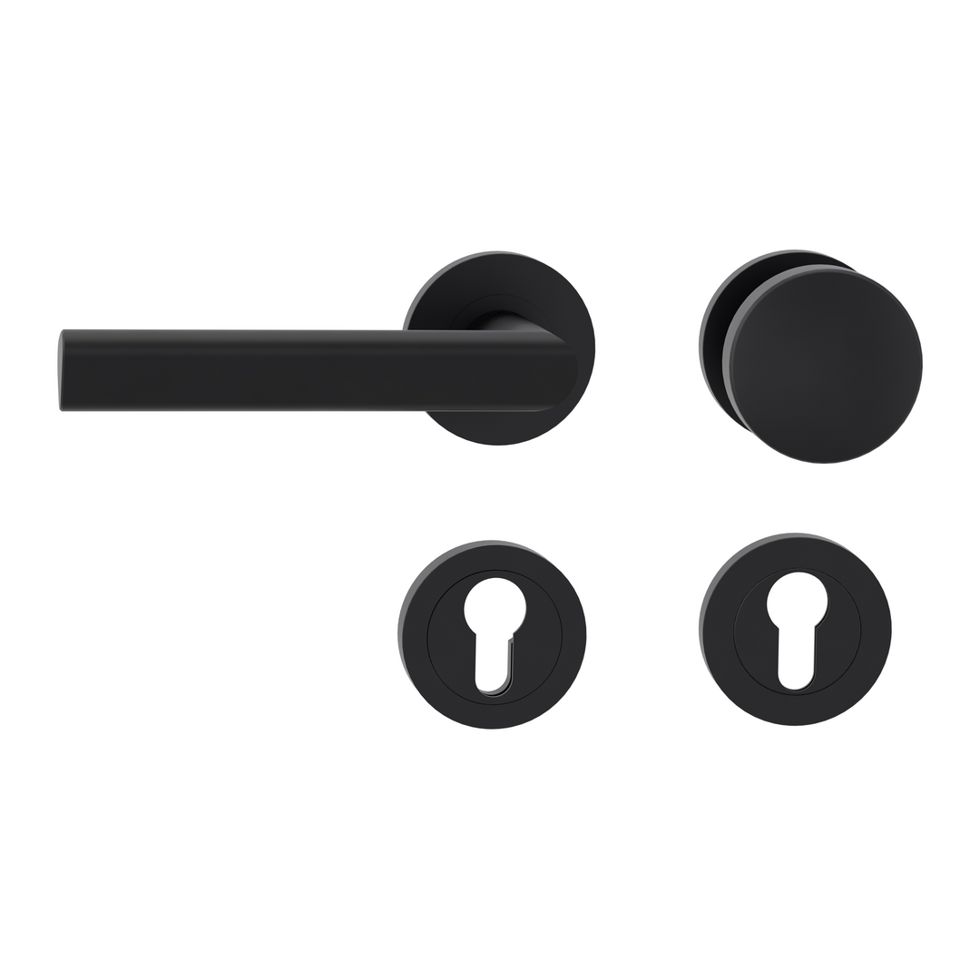 Rosettengarnitur TRI 134, Schraubtechnik