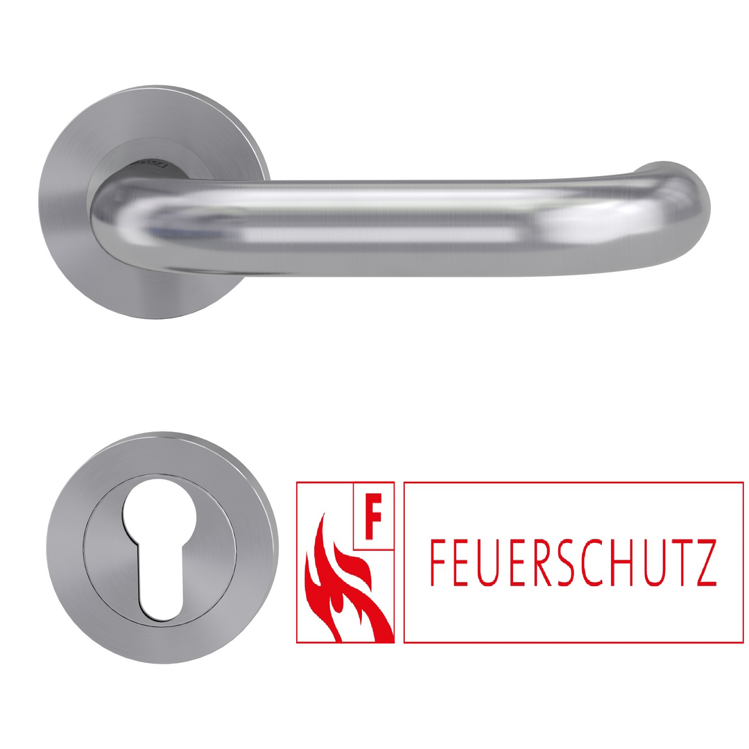 Rosettengarnitur ALESSIA PROFESSIONAL FEUERSCHUTZ, Schraubtechnik