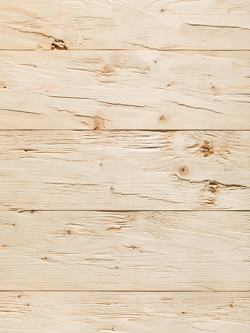 Chalet, Fichte, Profilholz, Oberfläche gehackt und gebürstet