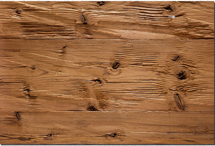 Bartholomäus, Fichte thermo., Profilholz, Oberfläche gehackt und gebürstet