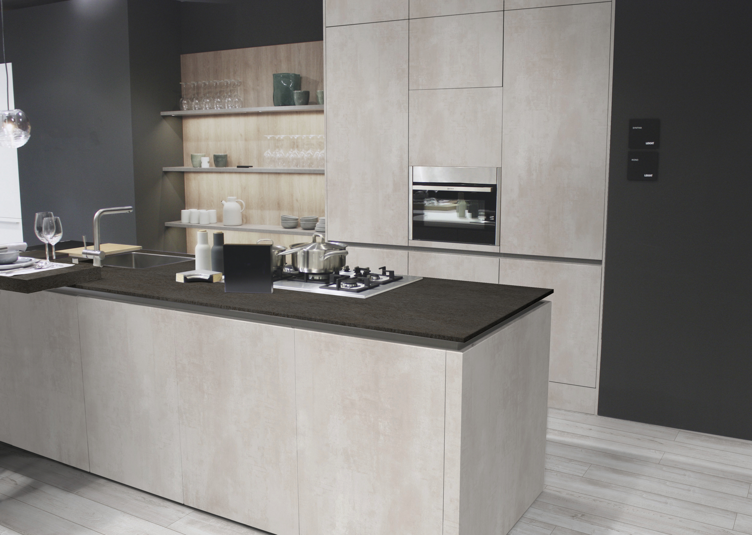 Arbeitsplatte Postforming 37978 mocca, DC deep crystal