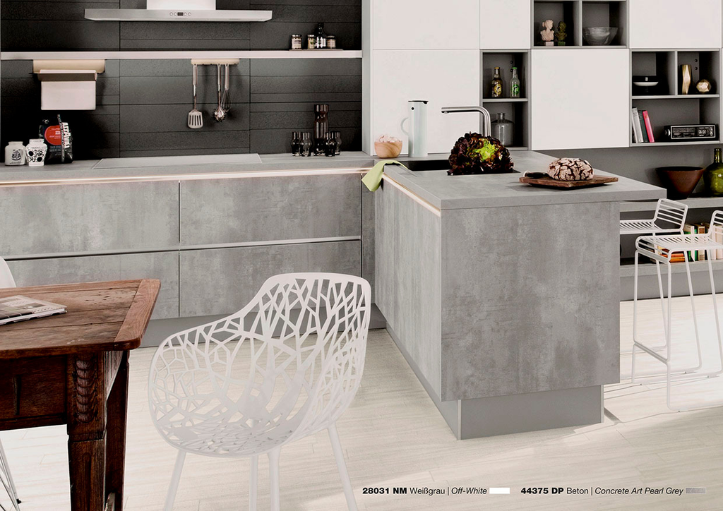 Arbeitsplatte Postforming 44375 Beton Art perlgrau