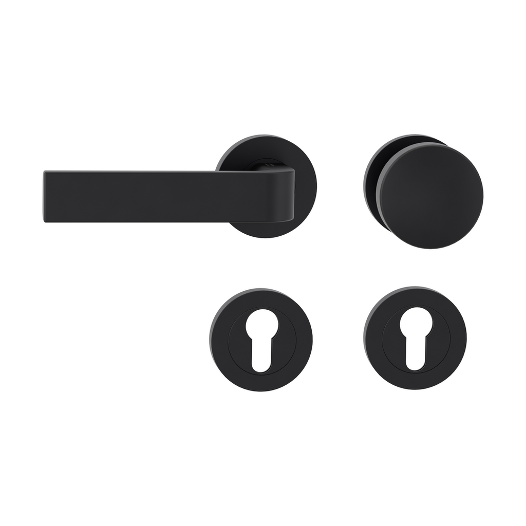 Rosettengarnitur GRAPH by sieger design, Schraubtechnik