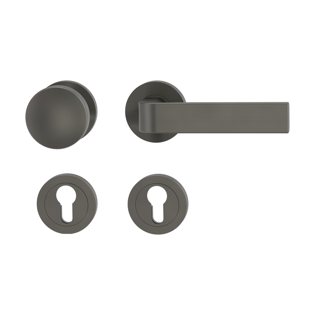 Rosettengarnitur GRAPH by sieger design, Schraubtechnik