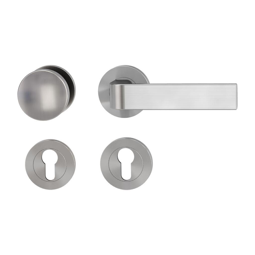 Rosettengarnitur GRAPH by sieger design, Schraubtechnik