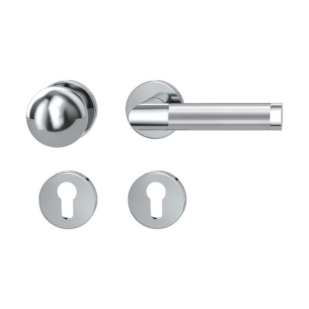 Rosettengarnitur LOREDANA, Cliptechnik