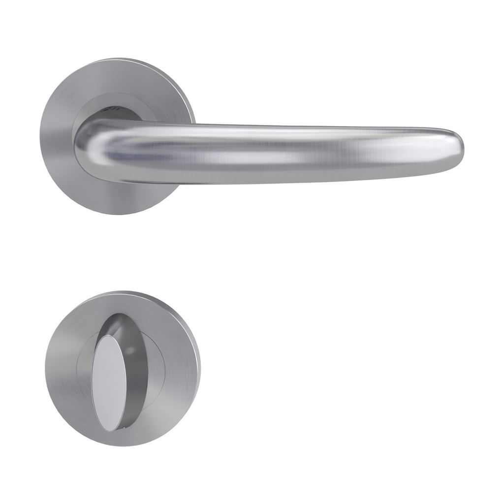 Rosettengarnitur ULMER GRIFF by Max Bill, Schraubtechnik