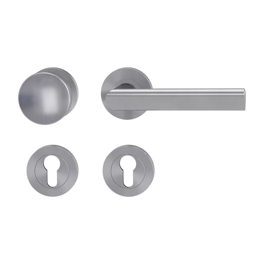 Rosettengarnitur TRI 134, Schraubtechnik