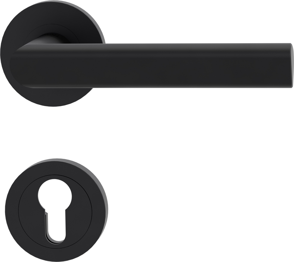 Rosettengarnitur TRI 134, Schraubtechnik