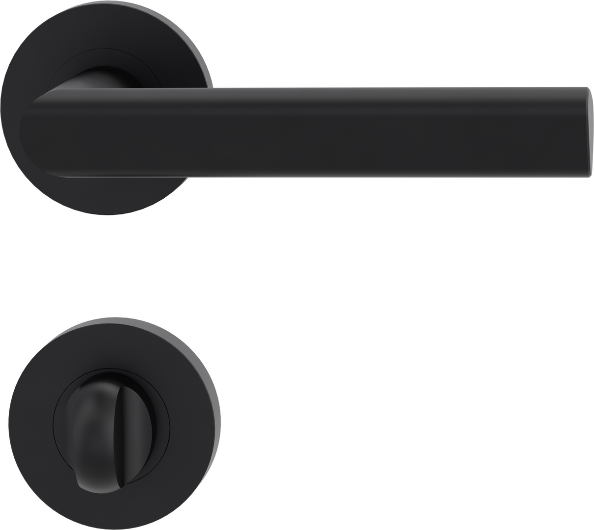 Rosettengarnitur TRI 134, Schraubtechnik