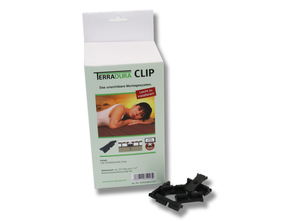 Terradura Clip schwarz , ,