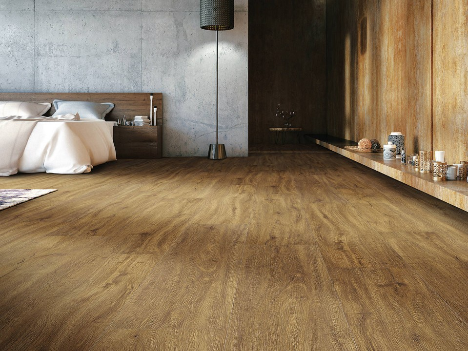 Bergeiche Designboden, 1-Stab, 4-seitig gefast