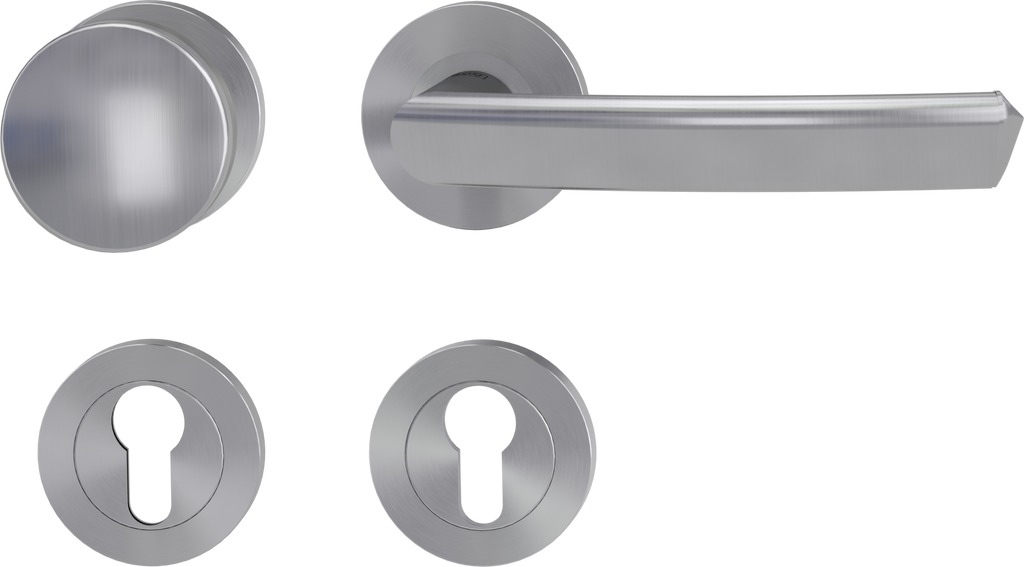 Rosettengarnitur CRYSTAL, Schraubtechnik