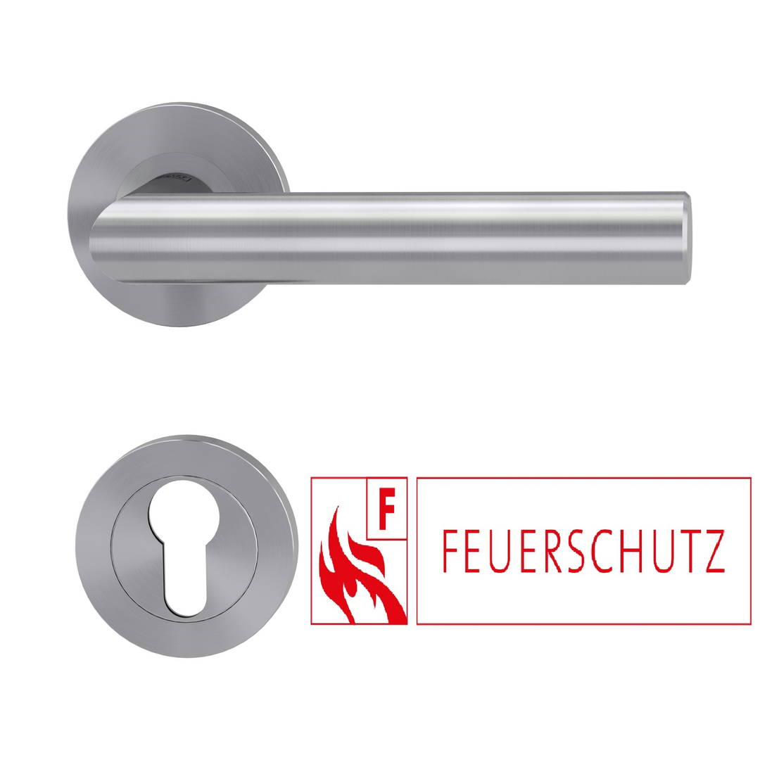 Rosettengarnitur LUCIA PROFESSIONAL FEUERSCHUTZ, Schraubtechnik