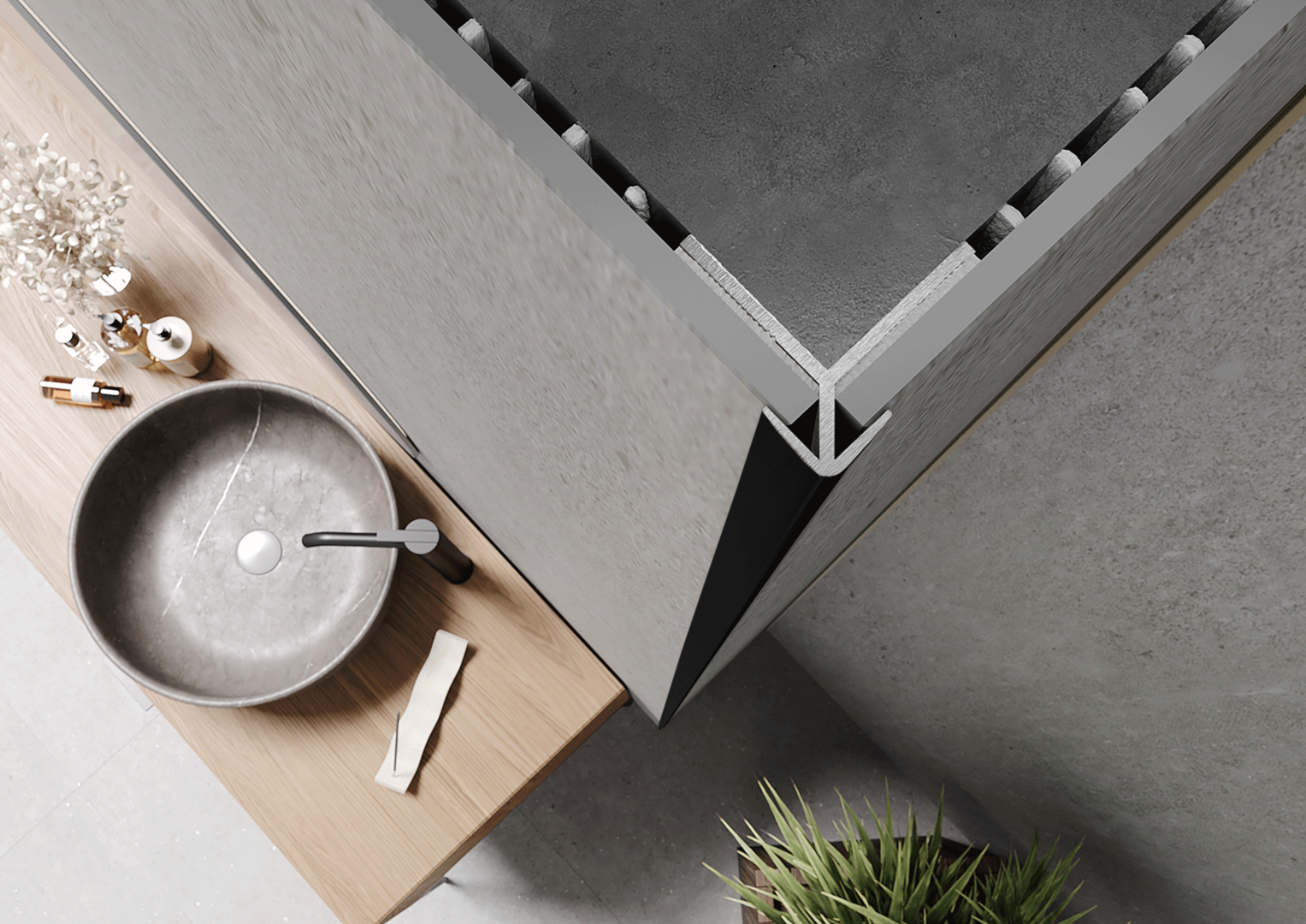 Profile für Wand-Designplatten W02-Serie